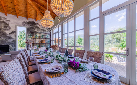 The views from the dining area are to die for